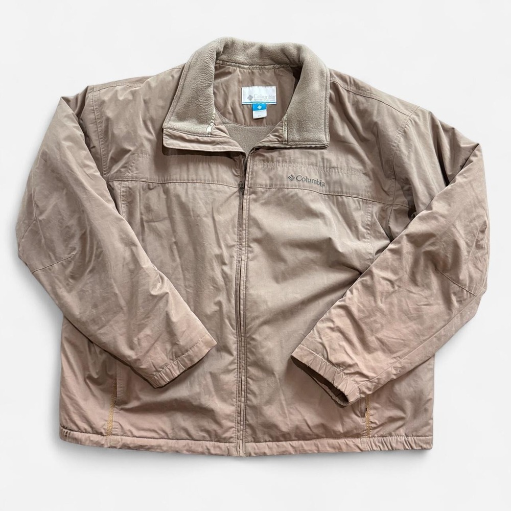 Columbia Sportswear tan & brown jacket XXL